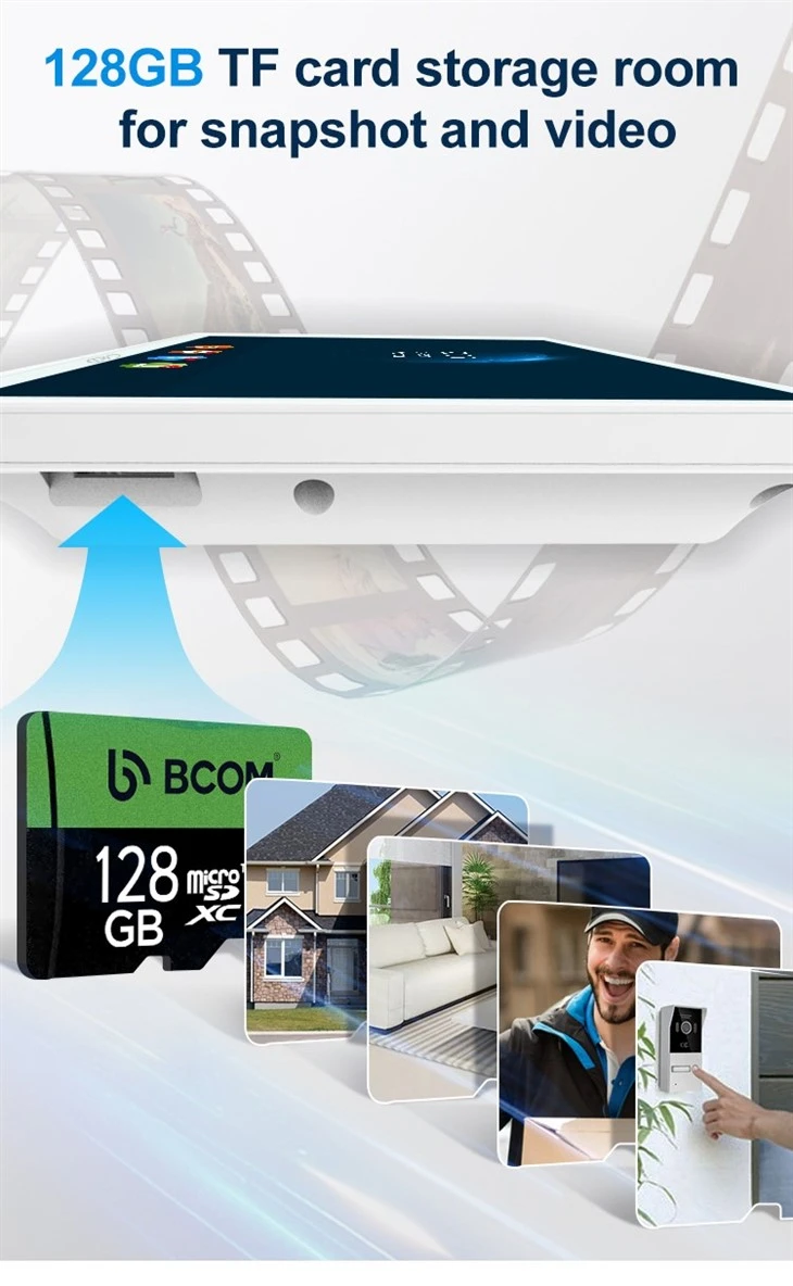2 Buttons Visible Doorbell System For Villa